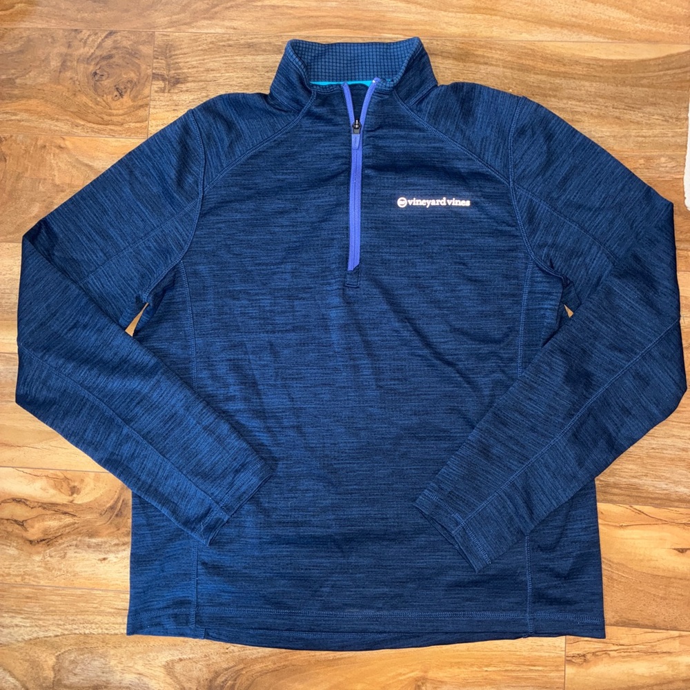 Vineyard Vines Kids Sankaty Quarter-Zip performance pullover- size XL